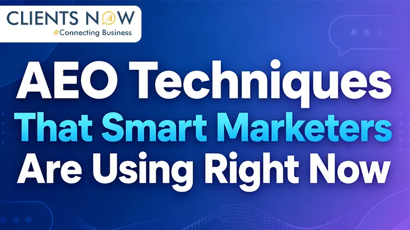 AEO Techniques That Smart Marketers Are Using Right Now