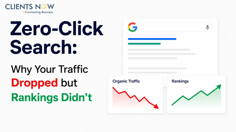 Zero-Click Search: Why Your Traffic Dropped but Rankings Didn't