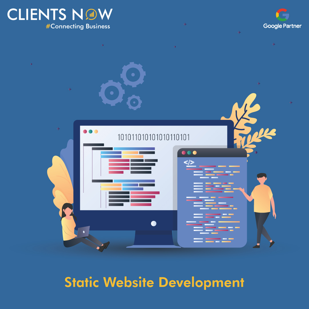 static website development in ahmedabad