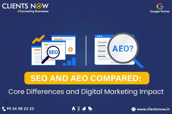 SEO and AEO Compared: Core Differences and Digital Marketing Impact