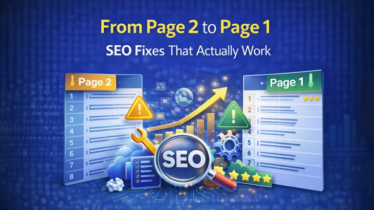 From Page 2 to Page 1: SEO Fixes That Actually Work